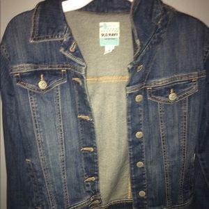 Kids XL Old Navy Dark Blue Wash Denim Jacket